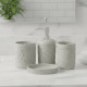 Ceramic Bathroom Set - 4 Pcs